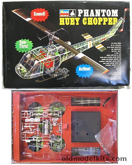 Monogram 1/24 Phantom Huey UH-1B Chopper Motorized with Sound, PA226 plastic model kit